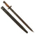 Original WWI Australian Lithgow P1907 SMLE Bayonet Dated 1915 with Scabbard - Button Seized Original Items