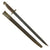 Original British WWI P-1907 Enfield Bayonet with Scabbard - Service Worn Original Items