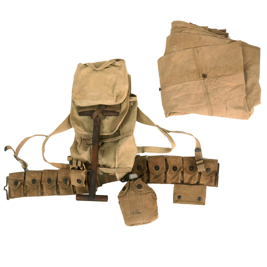 Original U.S. WWI Field Gear Lot - 6 Items Original Items