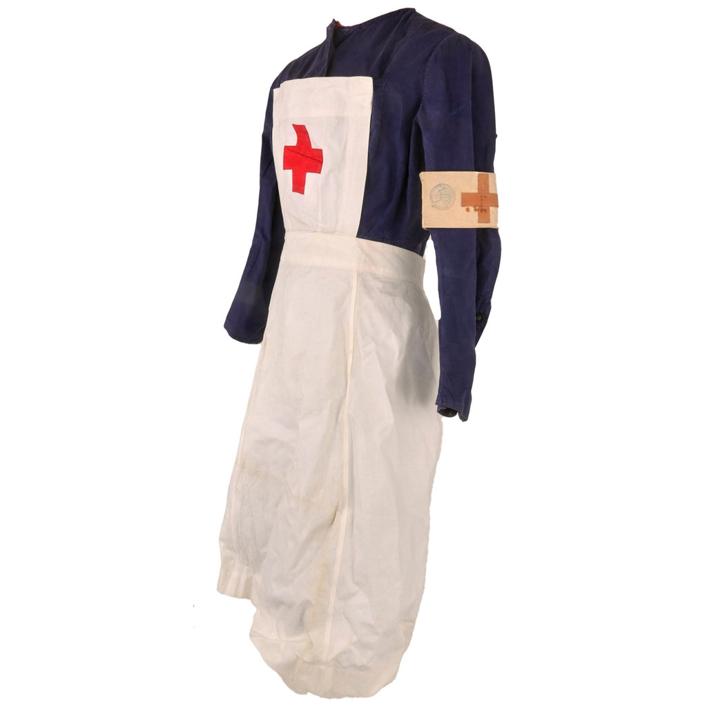 Original Canadian WWI Identified Canadian Army Medical Corps Female Nurse’s Work Uniform Grouping - Emily Abalinda Parker Original Items
