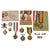 Original British & New Zealand WWI Medal Lot with KIA Somerset Infantry Medal Set & Badges Original Items
