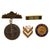 Original U.S. WWI Dog Tag, Patches, & Insignia Lot - 27 Items Total Original Items