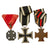 Original German & Austro-Hungarian WWI Era Medal Lot - 7 Items Total Original Items