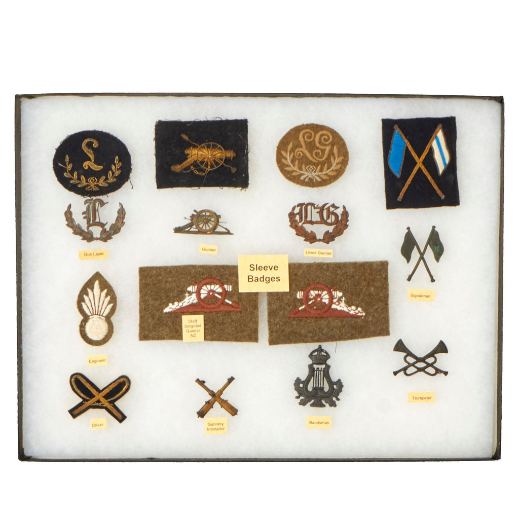 Original Australian WWI Trade Badge and Insignia Lot - 15 Items Original Items