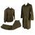 Original WWII Second Australian Imperial Force P-1917 Tunic Dated 1942 with 1945 Dated Wool Greatcoat Both With Insignia - 2 Items Original Items