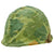 Original U.S. Vietnam War WWII Reissue M1 Helmet with 1970 Dated Camouflage Cover and Liner Original Items