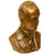 Original Italian Pre-WWII Younger Benito Mussolini Brass Bust Sculpture Original Items