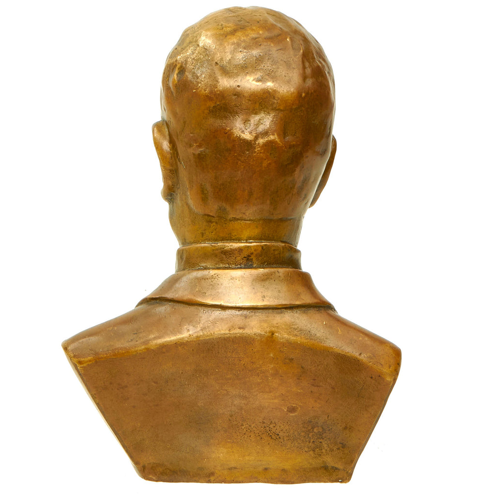 Original Italian Pre-WWII Younger Benito Mussolini Brass Bust Sculptur ...