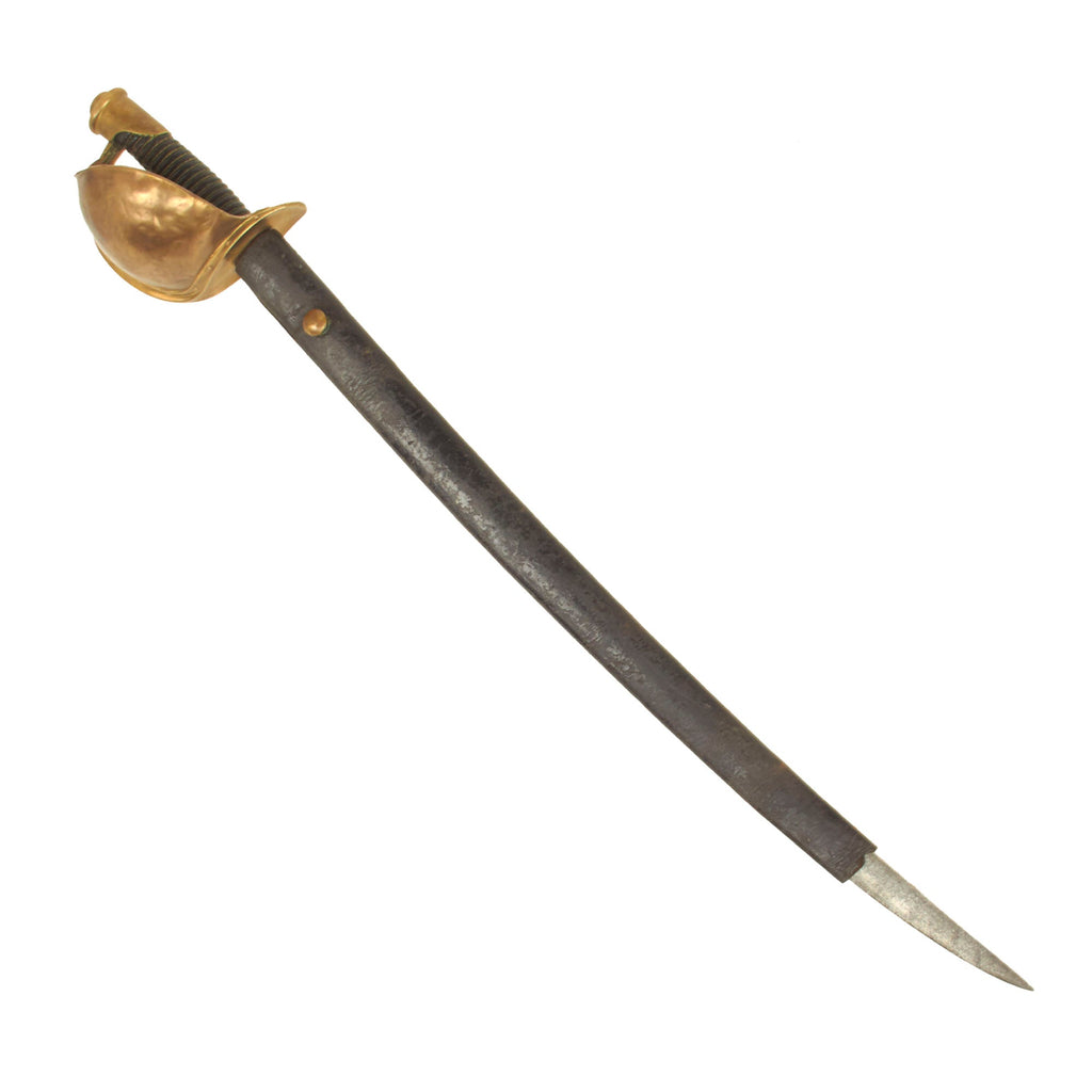 Original U.S. Civil War Rare Model 1860 Naval Cutlass with Correct Lea ...