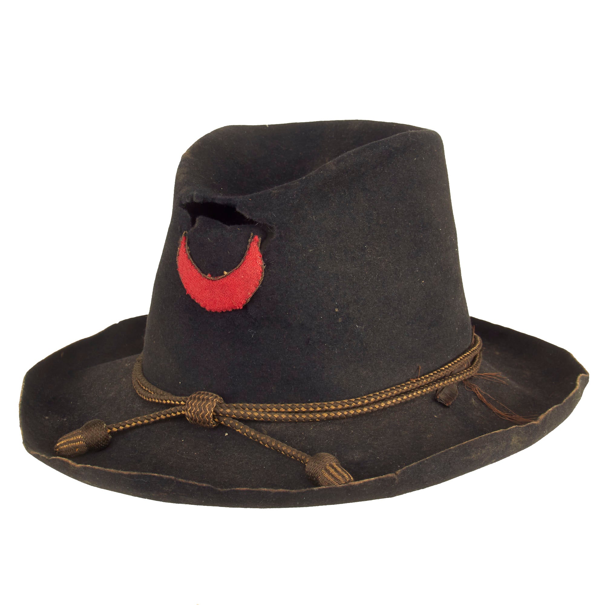 Original Civil War Union Officer s Slouch Hat With 11th Corps Badge An Original Civil War Union Officer s Slouch Hat With 11th Corps Badge An
