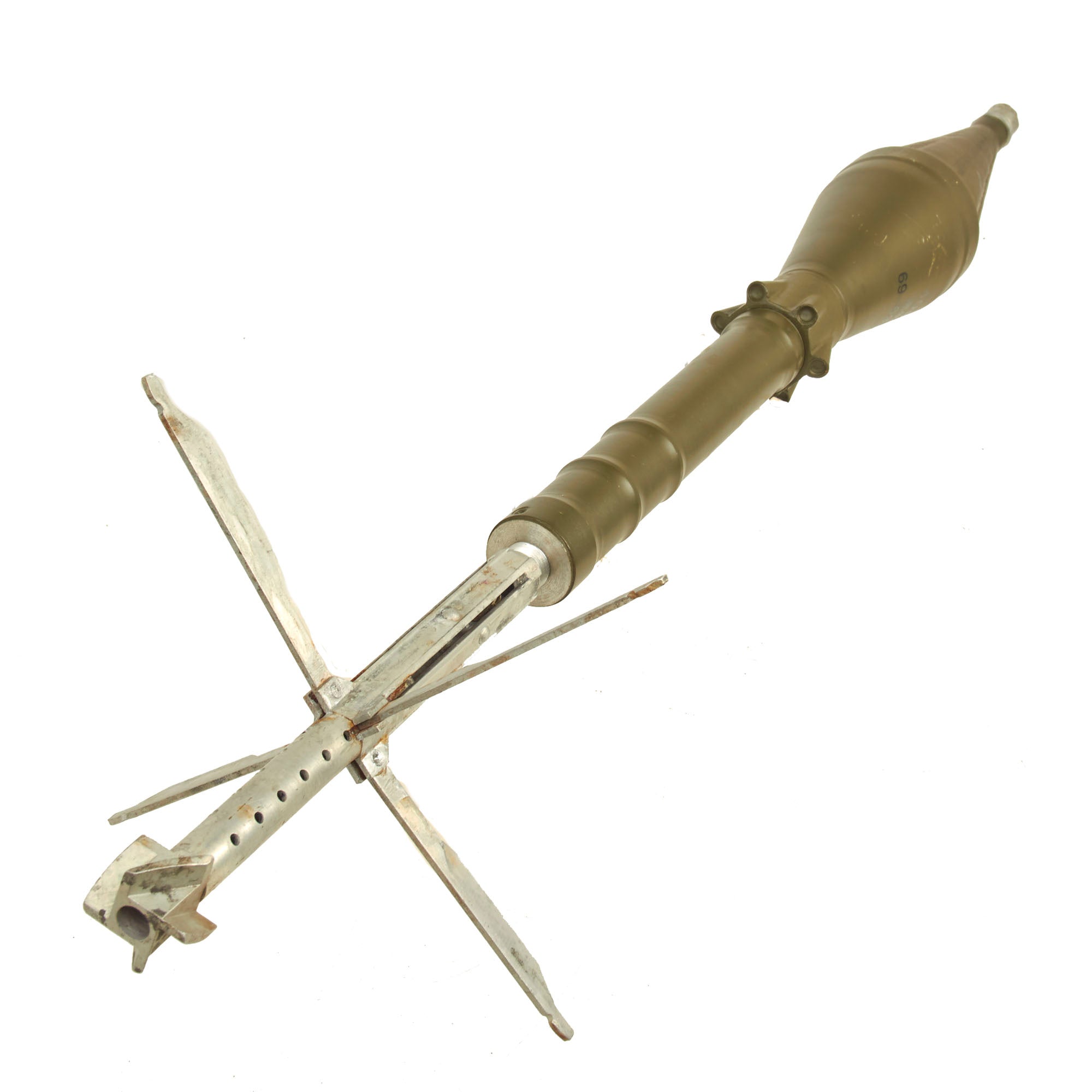 Original Chinese Rockets Original Chinese Type 69 85mm RPG-7 Variant INERT Rocket With Chinese ...