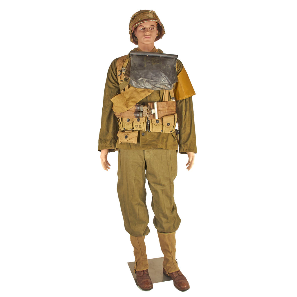 Original U.S. WWII US Army “D-Day” Invasion Full Mannequin Set With Equipment Original Items
