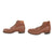 Original U.S. WWII Model 1939 American Service Shoe Low Boot Dated 1942 - Size 9D Original Items
