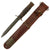 Original U.S. WWII M3 Blade Marked Fighting Knife by Camillus with 1943 dated M6 Leather Scabbard Original Items