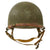 Original U.S. WWII M1-C Paratrooper Front Seam Swivel Bale Helmet with Factory-Made Jump Liner by Westinghouse - Correct WWII Configuration Original Items