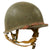 Original U.S. WWII M1-C Paratrooper Front Seam Swivel Bale Helmet with Factory-Made Jump Liner by Westinghouse - Correct WWII Configuration Original Items