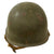 Original U.S. WWII M1-C Paratrooper Front Seam Swivel Bale Helmet with Factory-Made Jump Liner by Westinghouse - Correct WWII Configuration Original Items