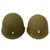 Original U.S. Korean War 1945 3rd Infantry Division Officer’s M1 McCord Front Seam Swivel Bale Helmet with Firestone Liner - Lieutenant Original Items