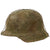 Original German WWII Refurbished M42 Army Heer Helmet with Chicken Wire and Aged Replica Liner - stamped CKL64 Original Items