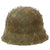 Original German WWII Refurbished M42 Army Heer Helmet with Chicken Wire and Aged Replica Liner - stamped CKL64 Original Items
