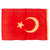 Original Turkey WWI Era Star and Crescent Flag of the Ottoman Empire - 19 x 29” Original Items