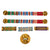 Original U.S. WWII Purple Heart with Original Citation & Ribbon Bar - 215th Field Artillery Battalion Original Items