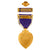 Original U.S. WWII Purple Heart with Original Citation & Ribbon Bar - 215th Field Artillery Battalion Original Items
