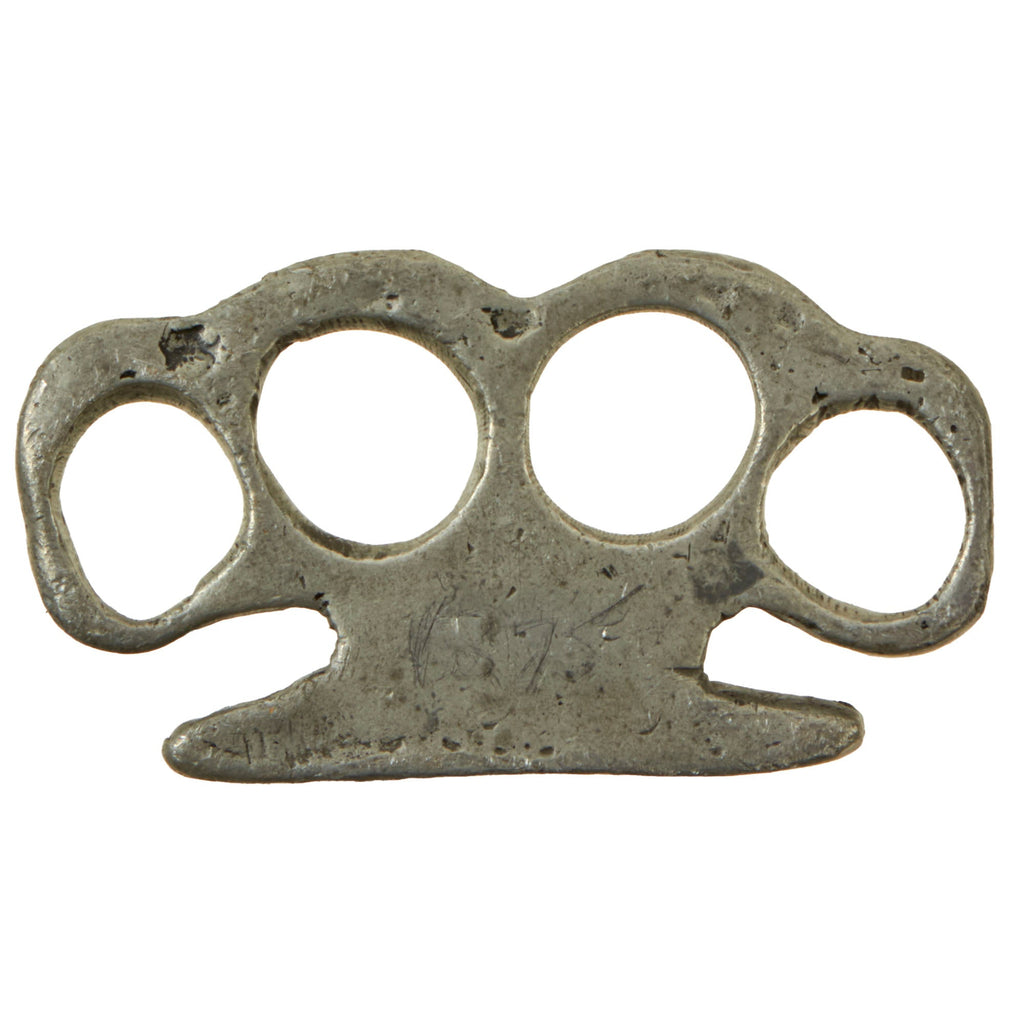 Original U.S. WWII Custom Made Crude Cast Iron Knuckle Dusters Original Items