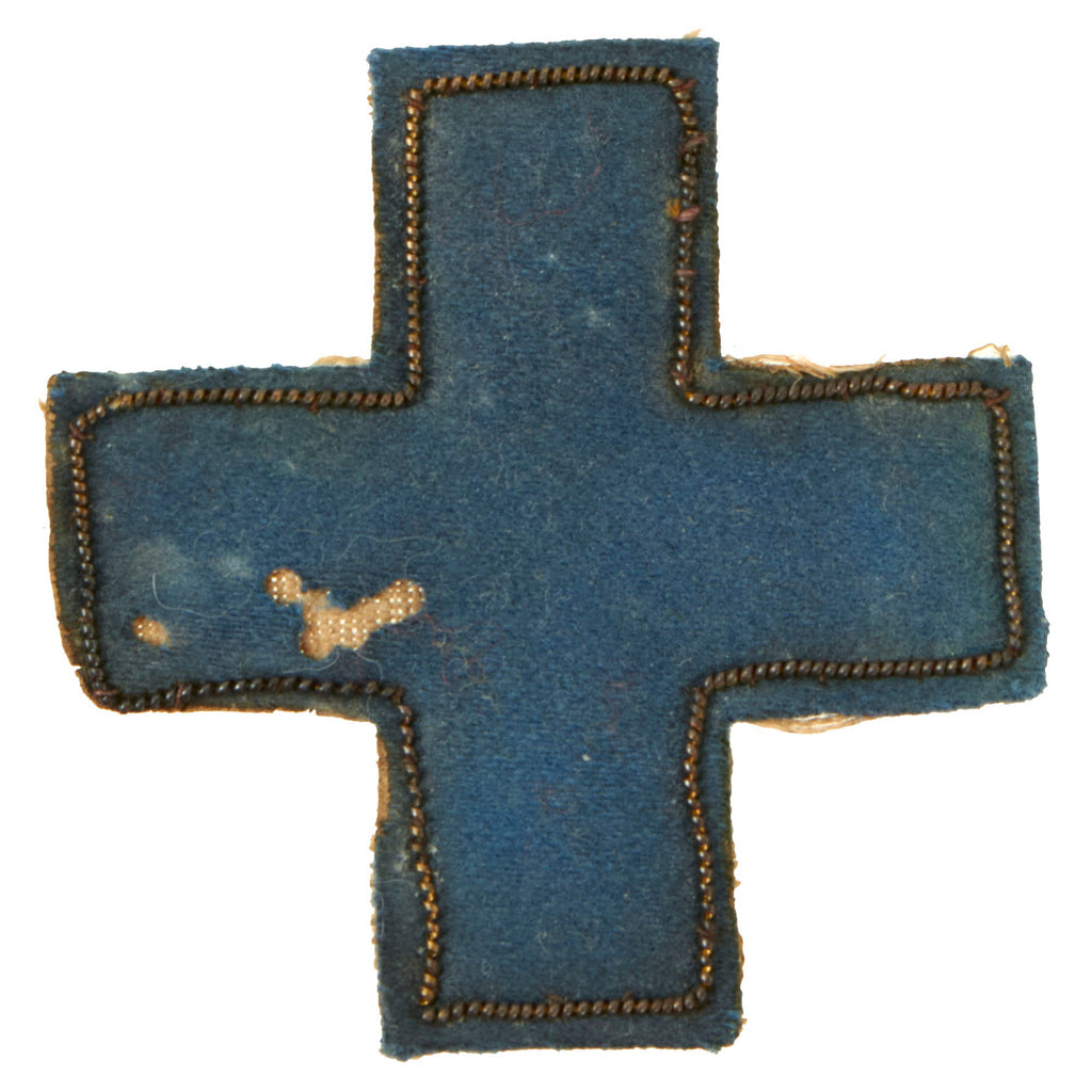 Original U.S. Civil War VI Corps (Union Army) 3rd Division Cap or Uniform Badge with Bullion Border Original Items