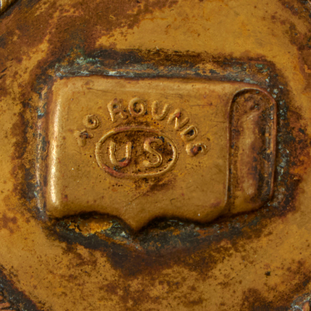 Orignal U.S. Civil War Rare XV Corps “40 Rounds” (Union Army) Cap Badge Original Items