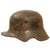 Original Imperial German WWI Single Decal Transitional M18 “Ear Cut Out” Helmet with Liner & Broken Chinstrap - Marked ET 64 Original Items