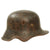 Original Imperial German WWI Single Decal Transitional M18 “Ear Cut Out” Helmet with Liner & Broken Chinstrap - Marked ET 64 Original Items