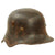 Original Imperial German WWI Single Decal Transitional M18 “Ear Cut Out” Helmet with Liner & Broken Chinstrap - Marked ET 64 Original Items