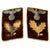 Original German WWII NSDAP District Department Leader Matched Pair of Collar Tabs with RZM Tag - Bereichsleiter Original Items