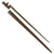 Original German-Captured WWI Russian 1891 Mosin-Nagant “Locking” Socket Bayonet Reissued in German Ersatz Scabbard Original Items