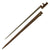 Original German-Captured WWI Russian 1891 Mosin-Nagant “Locking” Socket Bayonet Reissued in German Ersatz Scabbard Original Items