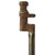 Original German-Captured WWI Russian 1891 Mosin-Nagant “Locking” Socket Bayonet Reissued in German Ersatz Scabbard Original Items