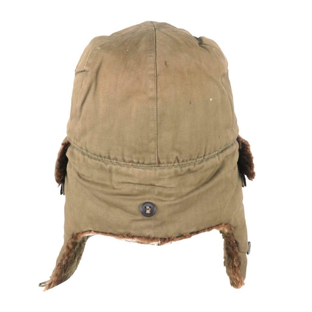 Original U.S. Korean War Chinese People’s Army Winter Ushanka - USGI B ...