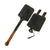 Original German WWII Square Head Entrenching Tool With Carrier Dated 1938 by Otto Sindel Original Items