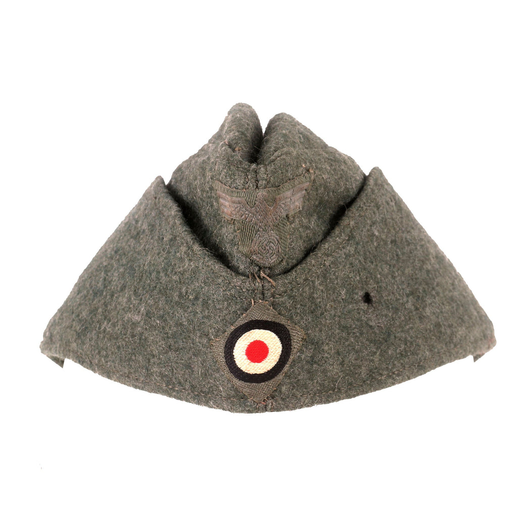 Original German WWII Early Issue Heer Army EM-NCO Schiffchen M38 Overseas Cap Original Items