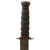 Original U.S. WWII US NAVY PAL RH-37 Fighting Knife with Red Spacers & USN Marked Leather Sheath Original Items