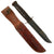 Original U.S. WWII Named USN Mark 2 KA-BAR Blade Marked Fighting Knife with Leather Scabbard - James W. Bilbrey SC-701 Original Items