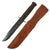 Original U.S. WWII Named USN Mark 2 KA-BAR Blade Marked Fighting Knife with Leather Scabbard - James W. Bilbrey SC-701 Original Items