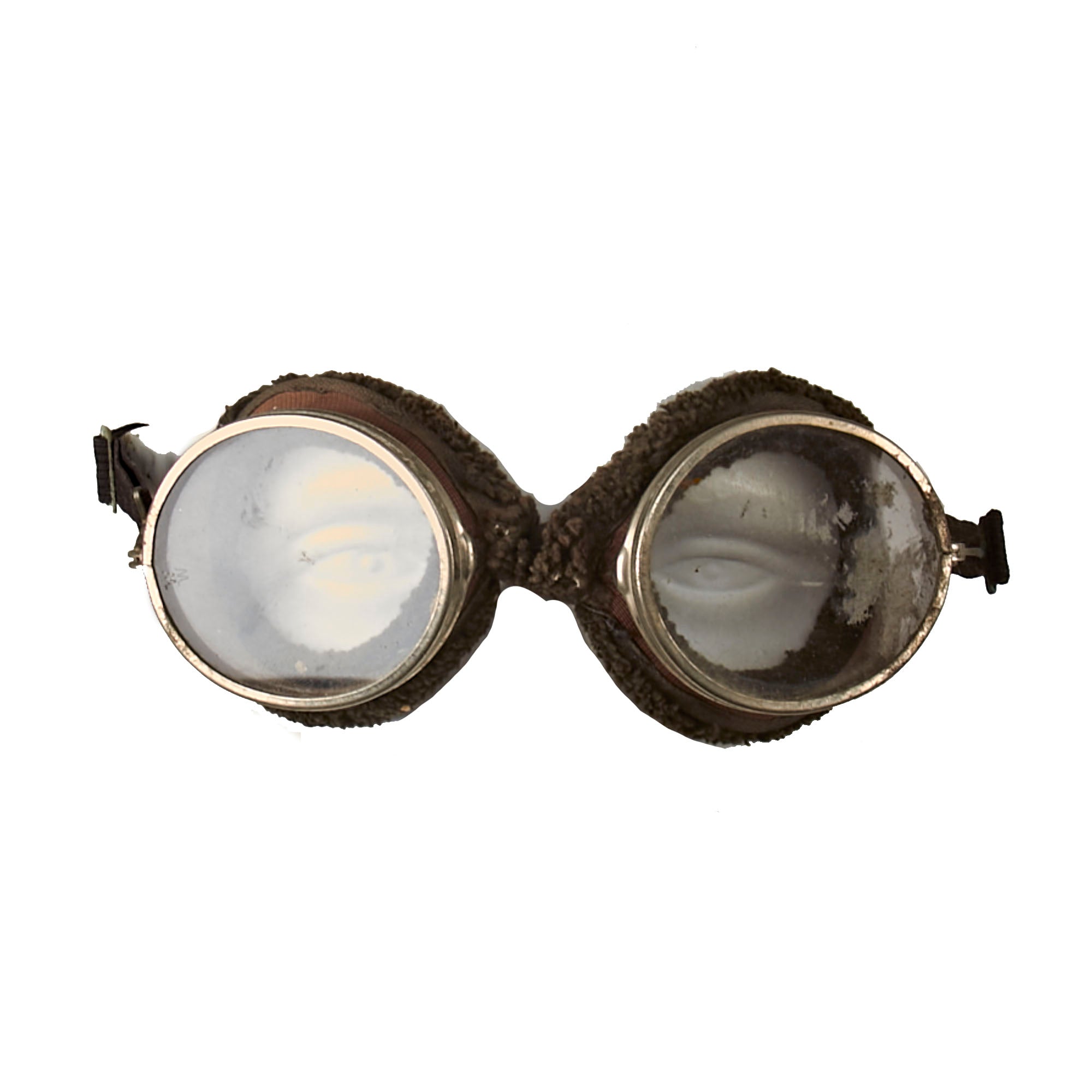 Original German WWI Imperial German Air Force Luftstreitkräfte Aviation Flight Goggles
