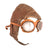 Original British WWI Royal Flying Corps Leather Flying Helmet with Goggles Original Items