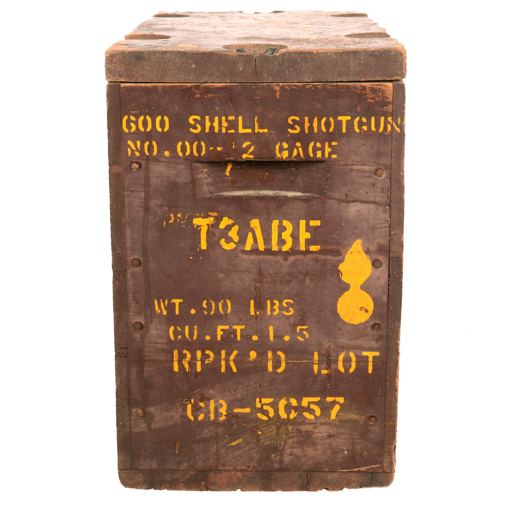 600 Shells Original U.S. WWII No.00 12 Gauge Double Ought Buck 600 Shell M1917 Wo ...