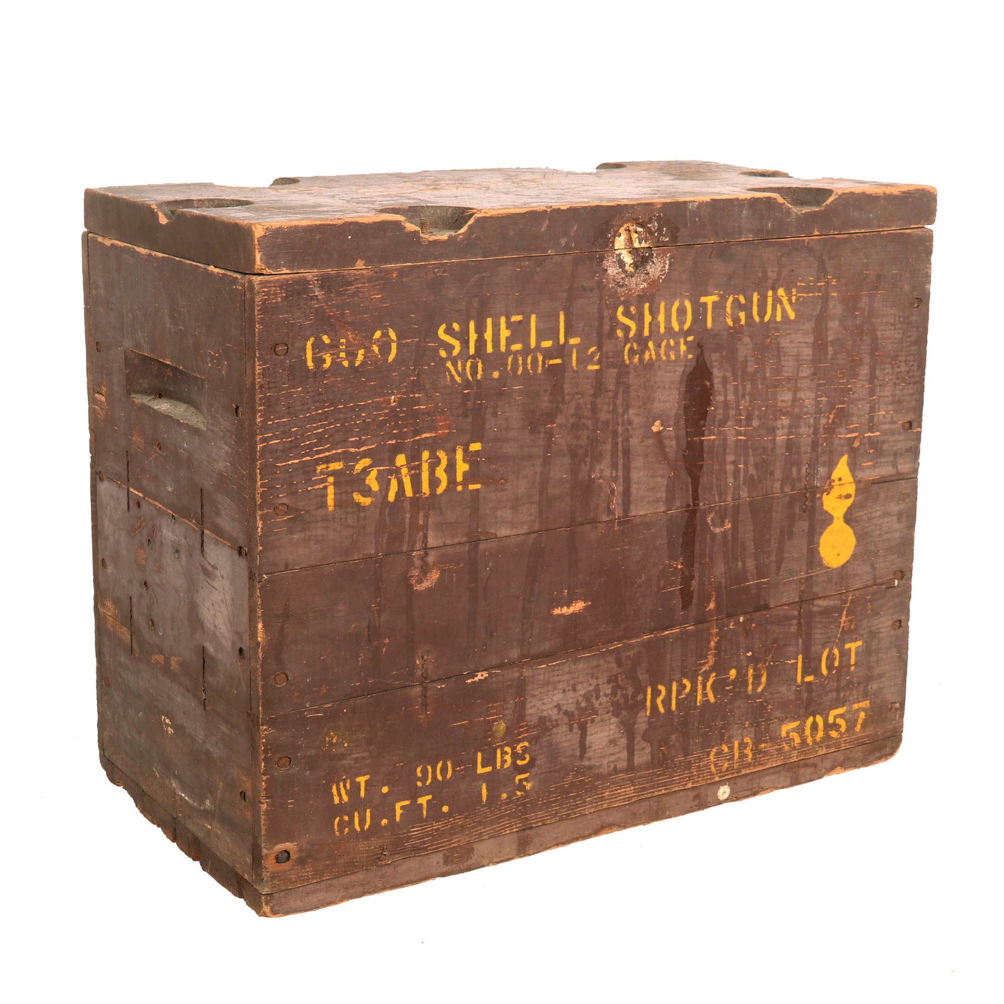 Original U.S. WWII No.00 12 Gauge Double Ought Buck 600 Shell M1917 Wo ...