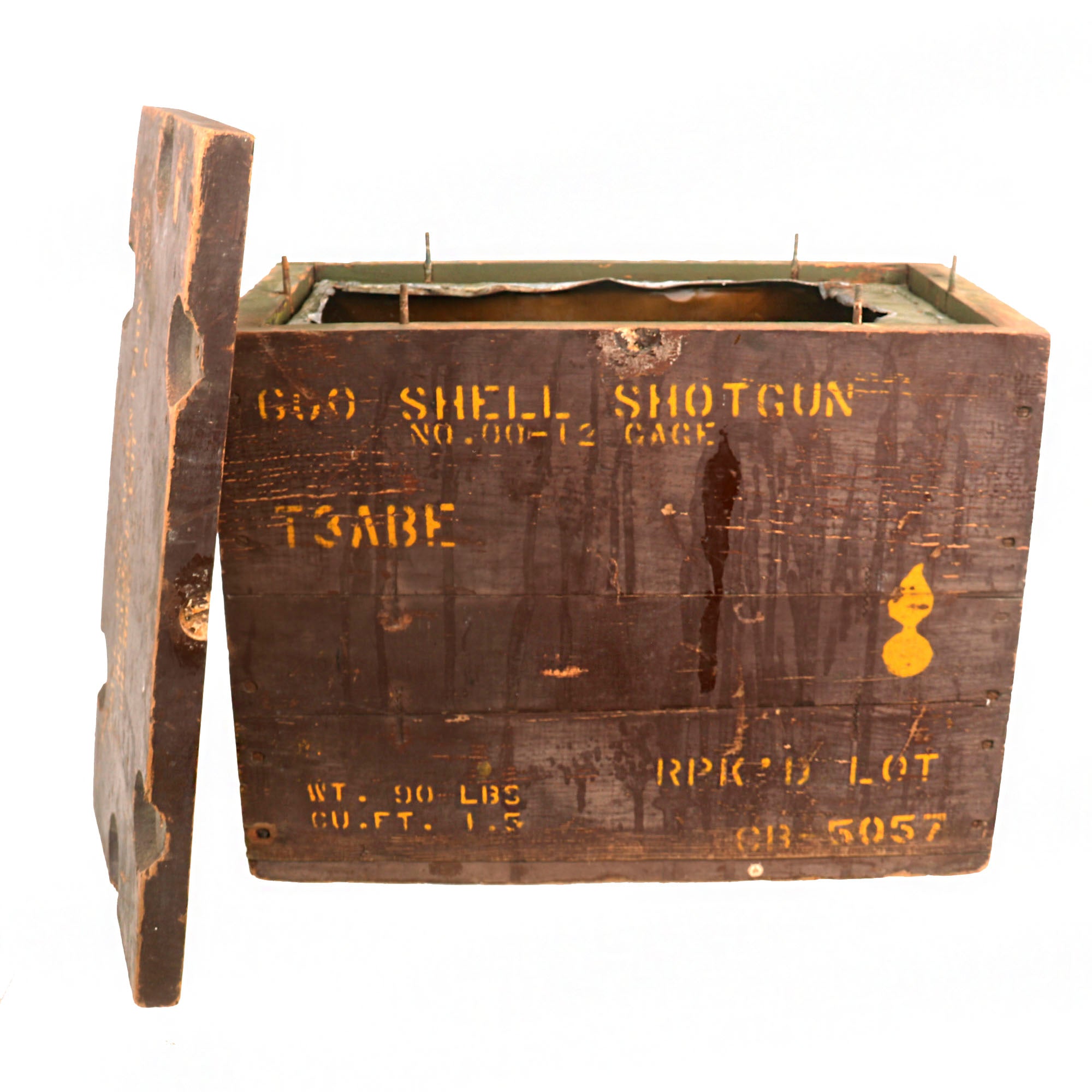600 Shells Original U.S. WWII No.00 12 Gauge Double Ought Buck 600 Shell M1917 Wo ...