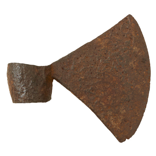 Original French Late 17th Century to 18th Century Large Tomahawk Head Excavated At Location of Cherry Valley Massacre In New York Original Items