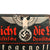 Original German WWII Enameled Steel "Sign der NSDAP" 25 ¼" x 30 ⅝" Public Announcement Board - Emailleschild Original Items